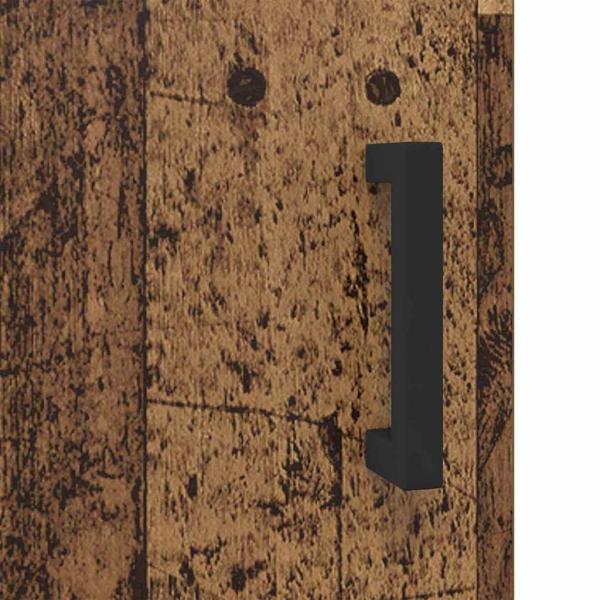 Sideboard Altholz 69,5 x 34 x 90 cm Verbundholz und Eisen