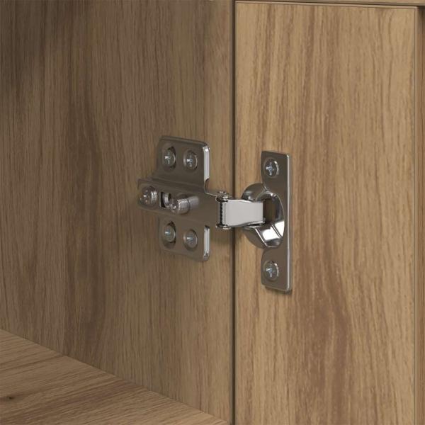 Sideboard Artisan-Eiche 34,5 x 34 x 90 cm Verbundholz und Eisen