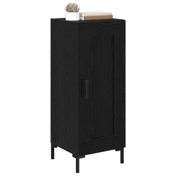 Sideboard Olden Schwarz Eichen-Optik 34,5 x 34 x 90 cm