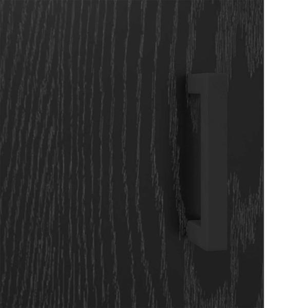 Sideboard Olden Schwarz Eichen-Optik 34,5 x 34 x 90 cm