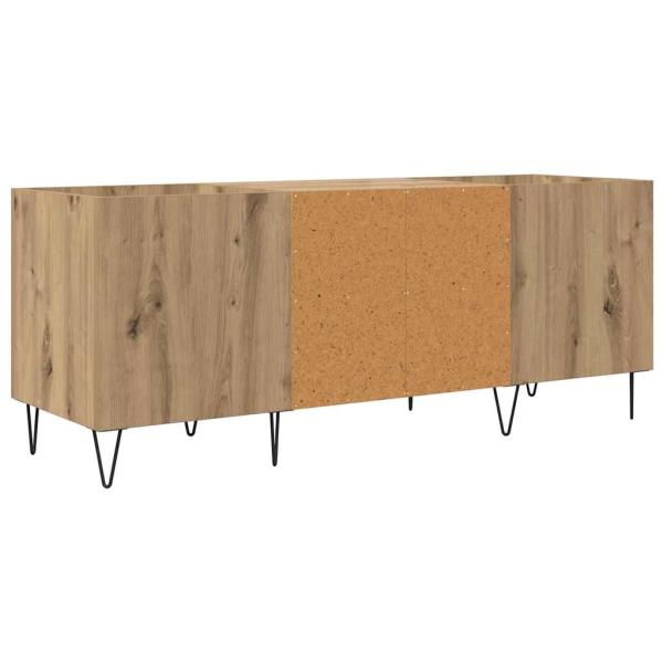 Schallplattenschrank mit Regal Artisan-Eiche 121 x 38 x 48 cm