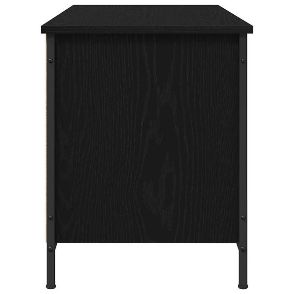 TV-Schränk Schwarz Eichen-Optik 100 x 40 x 50 cm Holzwerkstoff