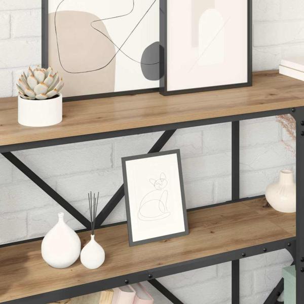 Konsolentisch mit Regal Artisan-Eiche 160 x 30 x 75 cm