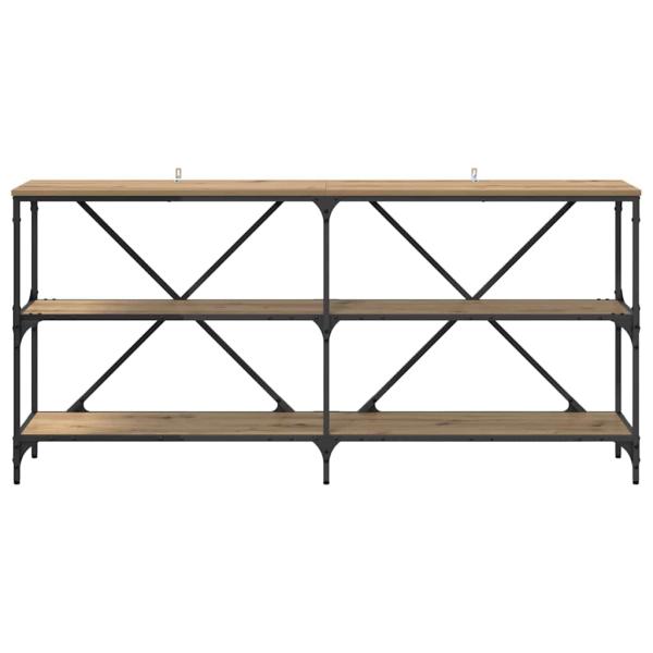 Konsolentisch mit Regal Artisan-Eiche 160 x 30 x 75 cm