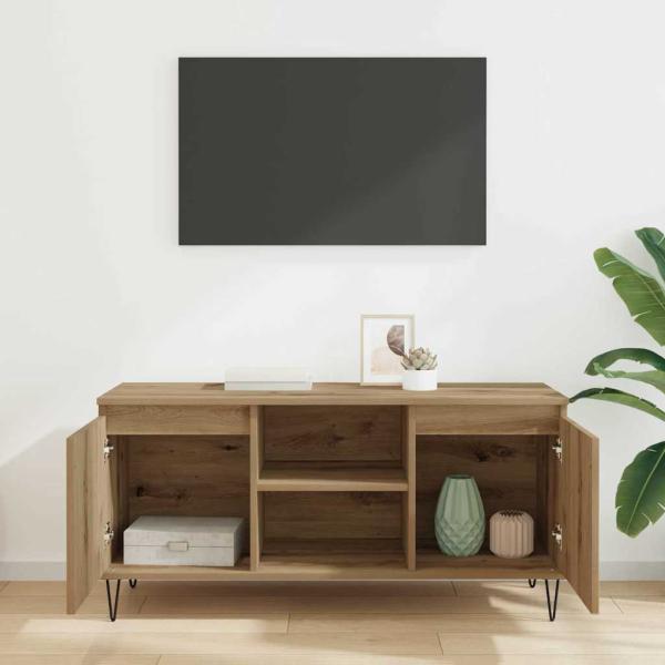 TV-Schränk Artisan-Eiche 104 x 35 x 50 cm Holzwerkstoff