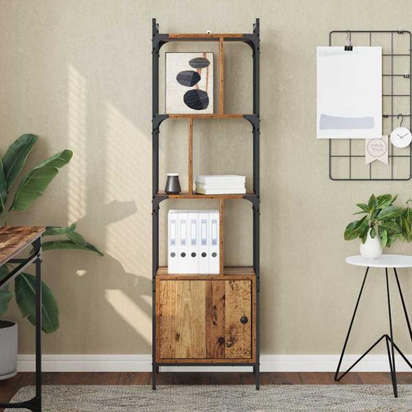 Bücherregal Altholz 44,5 x 30 x 154,5 cm Holzwerkstoff