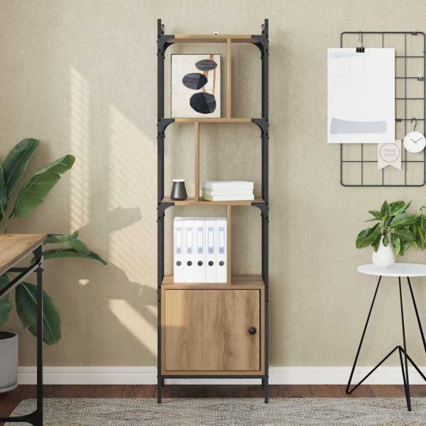 Bücherregal Artisan-Eiche 44,5 x 30 x 154,5 cm Holzwerkstoff