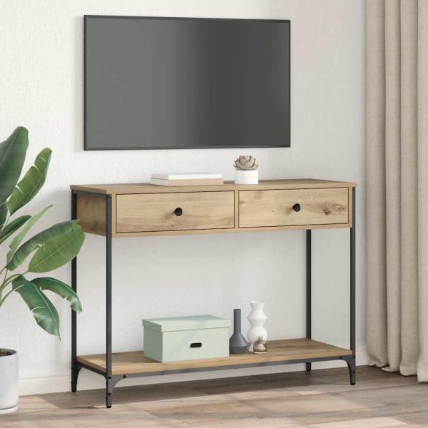 Konsolentisch Artisan-Eiche 100 x 34,5 x 75 cm Holzwerkstoff