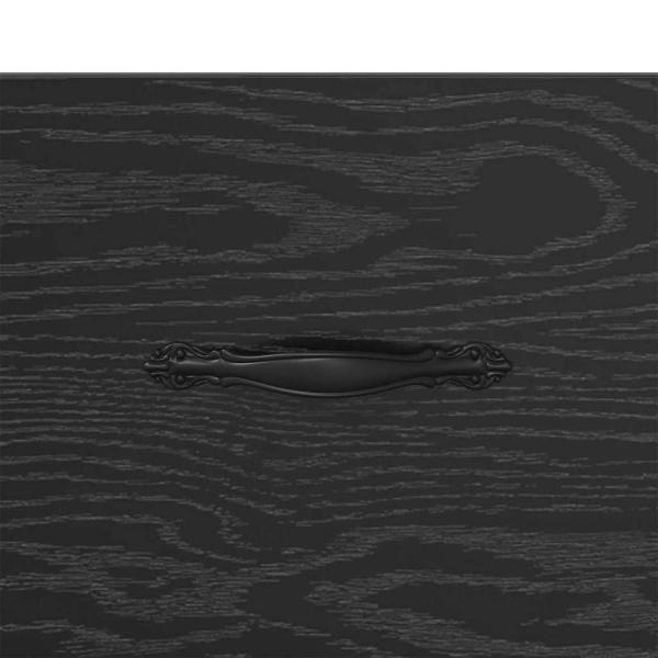 TV-Schränk Schwarz Eichen-Optik 150 x 36 x 30 cm Holzwerkstoff