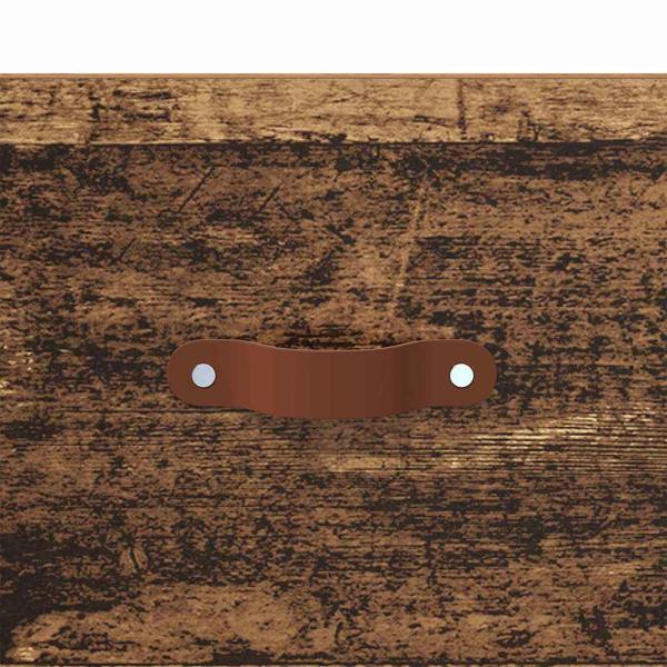 Wandmontierter Nachtschrank Altholz 35 x 35 x 20 cm