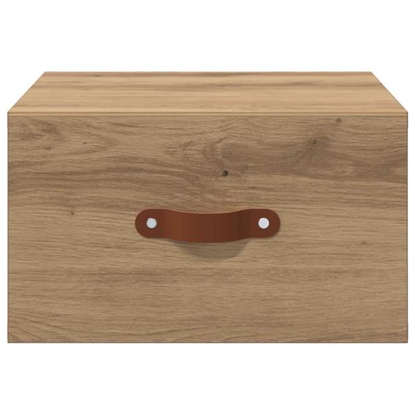 Wandmontierter Nachtschrank Artisan-Eiche 35 x 35 x 20 cm