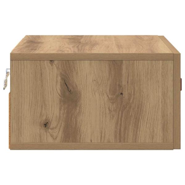 Wandmontierter Nachtschrank Artisan-Eiche 35 x 35 x 20 cm