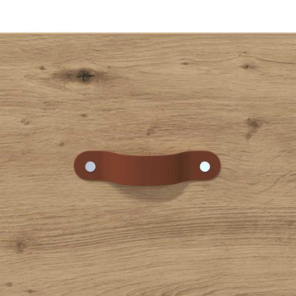 Wandmontierter Nachtschrank Artisan-Eiche 35 x 35 x 20 cm