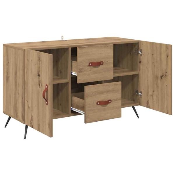 Sideboard Artisan-Eiche 100 x 36 x 60 cm Holzwerkstoff