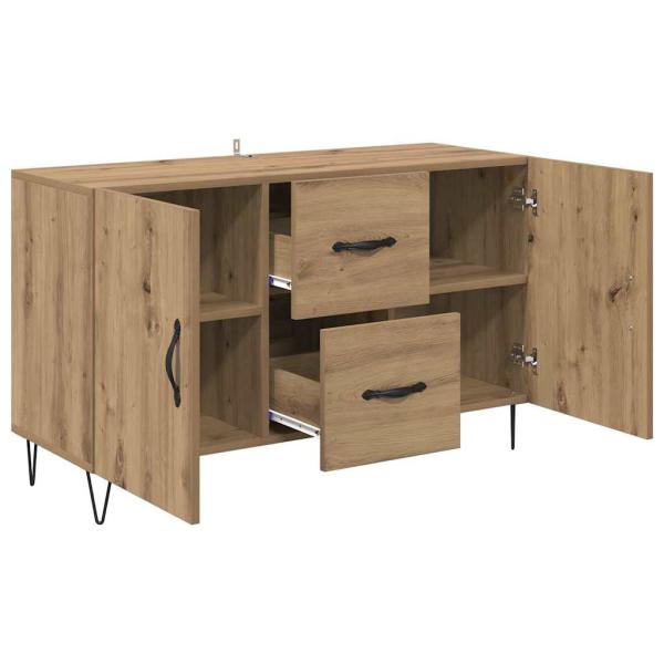 Sideboard Artisan-Eiche 100 x 36 x 60 cm Holzwerkstoff