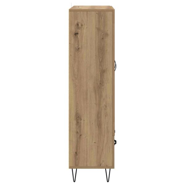 Hochboard Artisan-Eiche 69,5 x 31 x 115 cm Holzwerkstoff