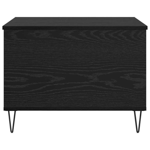 Couchtisch Schwarz Eichen-Optik 60 x 44,5 x 45 cm Holzwerkstoff