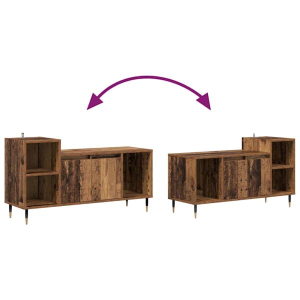 TV-Schränk Altholz 100 x 35 x 55 cm Holzwerkstoff