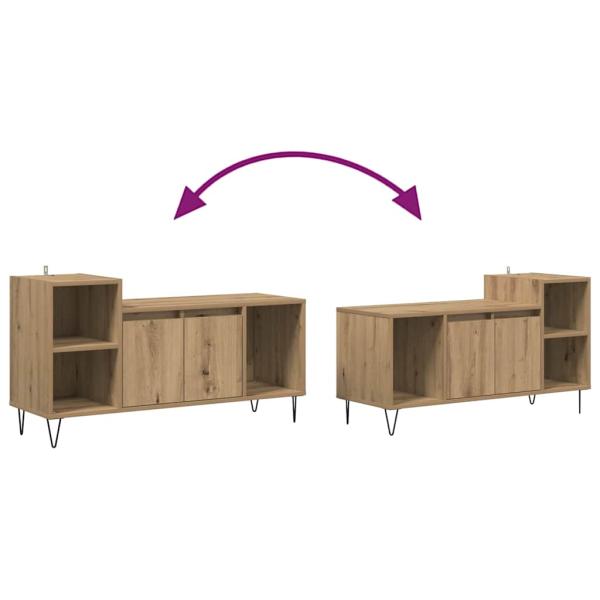 TV-Schränk Artisan-Eiche 100 x 35 x 55 cm Holzwerkstoff