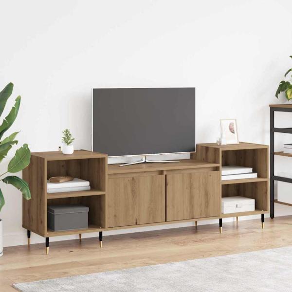 ARDEBO.de - TV-Schränk Artisan-Eiche 160 x 35 x 55 cm Holzwerkstoff