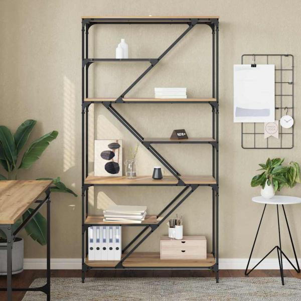 Regal Artisan-Eiche 91 x 36 x 176 cm Holzwerkstoff