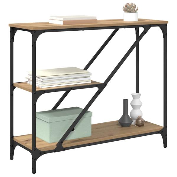 Konsolentisch Artisan-Eiche 88,5 x 30 x 75 cm Holzwerkstoff
