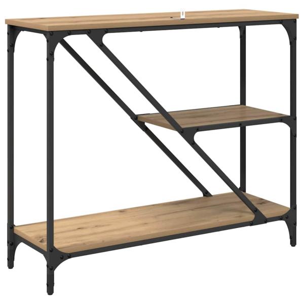 Konsolentisch Artisan-Eiche 88,5 x 30 x 75 cm Holzwerkstoff