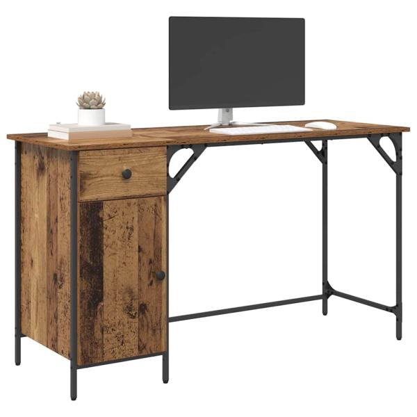 Computertisch Altholz 131 x 48 x 75 cm Holzwerkstoff