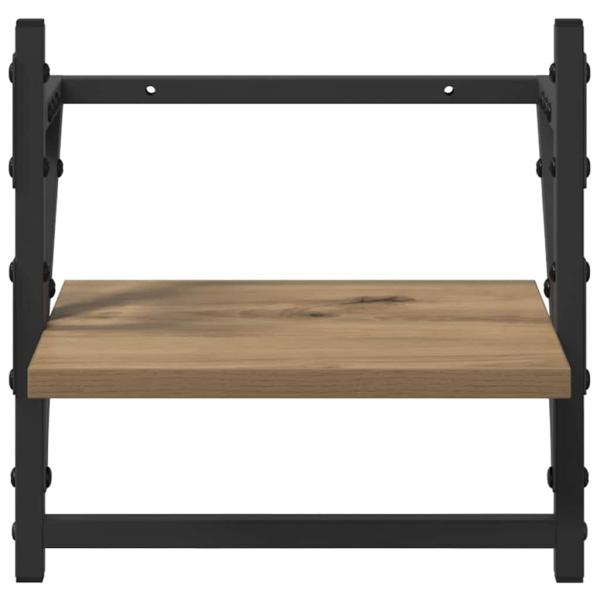 Wandregal-Set mit Regal 6 pcs Artisan-Eiche 100 x 25 x 30 cm