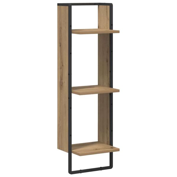 Wandregal Artisan-Eiche 30 x 25 x 100 cm Holzwerkstoff