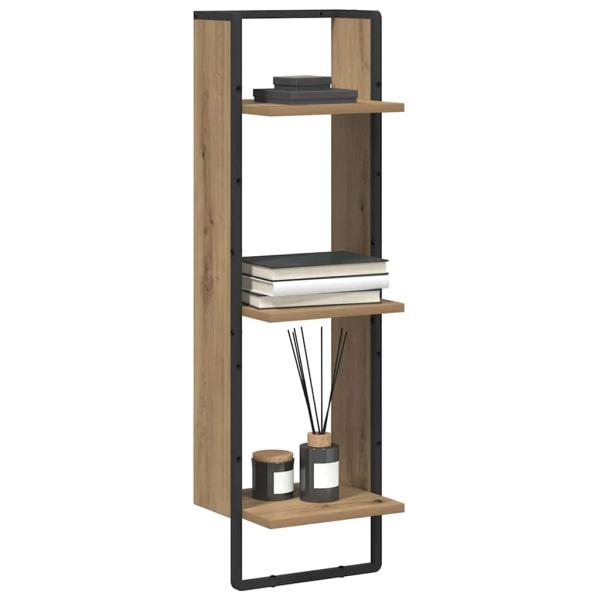 Wandregal Artisan-Eiche 30 x 25 x 100 cm Holzwerkstoff