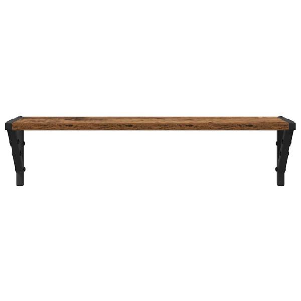 Wandregale 2 pcs Altholz 60 x 15 x 15,5 cm Holzwerkstoff