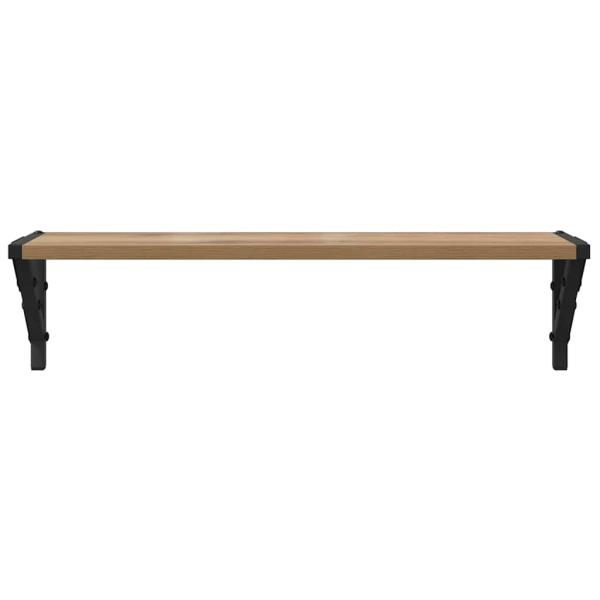 Wandregale 2 pcs Artisan-Eiche 60 x 15 x 15,5 cm Holzwerkstoff