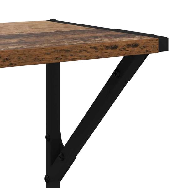 Wandregale 2 pcs Altholz 80 x 25 x 25,5 cm Holzwerkstoff