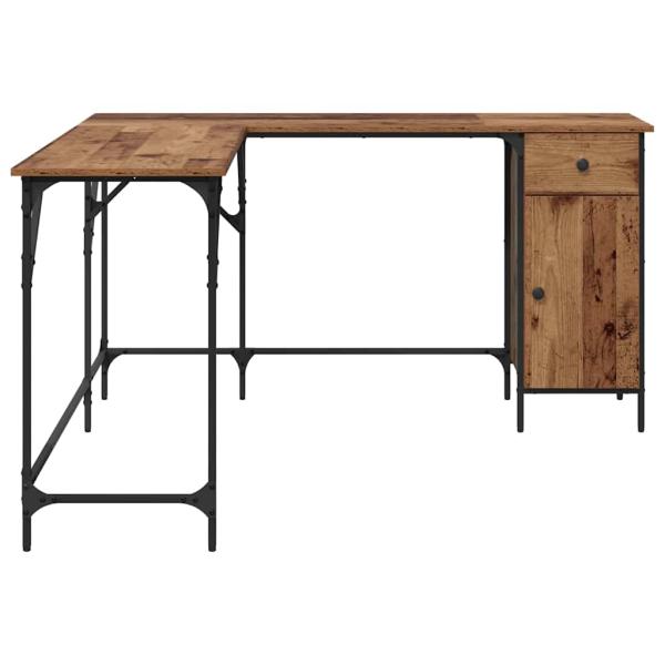 Schreibtisch Altholz 141 x 141 x 75 cm Holzwerkstoff