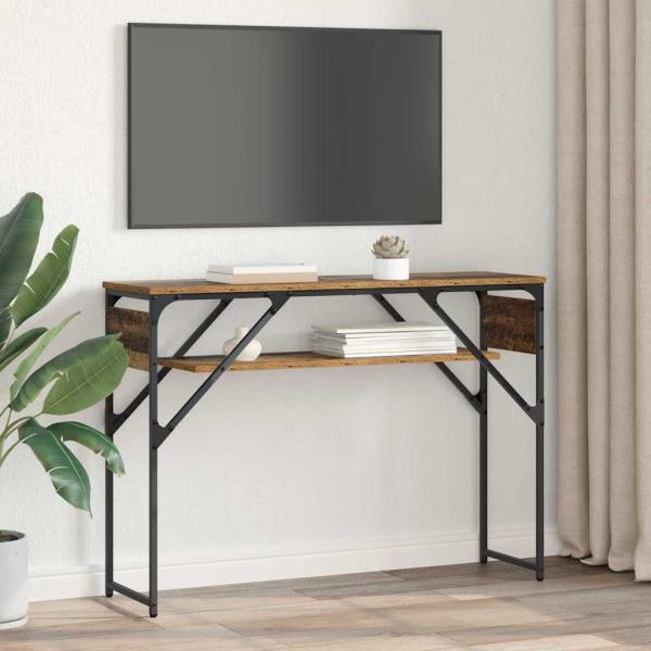 Konsolentisch Altholz 105x30x75cm Holzwerkstoff