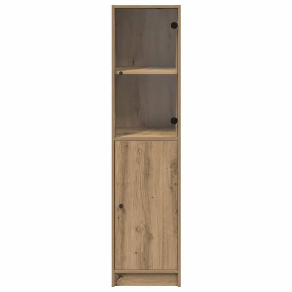 Hochboard Artisan-Eiche 35 x 37 x 142 cm Holzwerkstoff