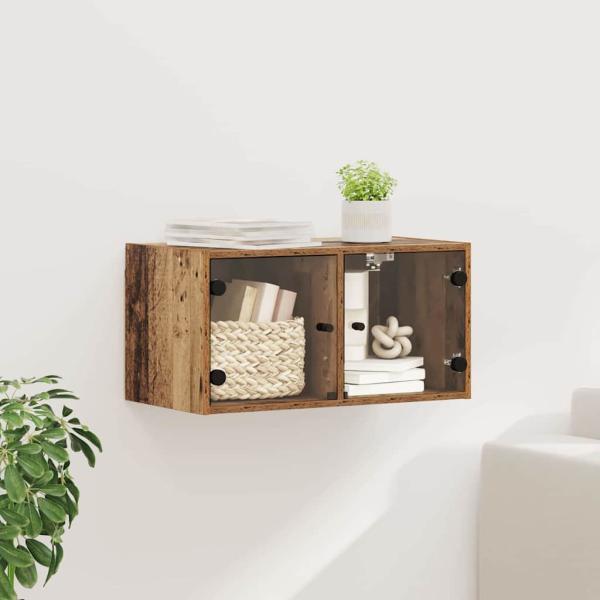 ARDEBO.de - Wandschrank Wandmontiert Altholz 68 x 37 x 35 cm Holzwerkstoff