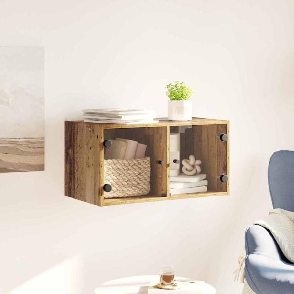 Wandschrank Wandmontiert Altholz 68 x 37 x 35 cm Holzwerkstoff