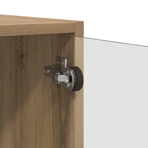 Wandschränke 2 pcs Artisan-Eiche 68 x 37 x 35 cm Holzwerkstoff