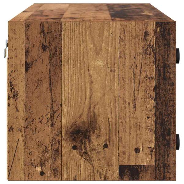 Wandschrank Wandmontiert Altholz 102 x 37 x 35 cm Holzwerkstoff