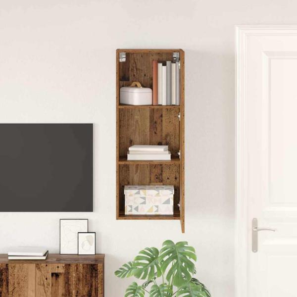 TV-Wandregal Altholz 40,5 x 30 x 102 cm Holzwerkstoff