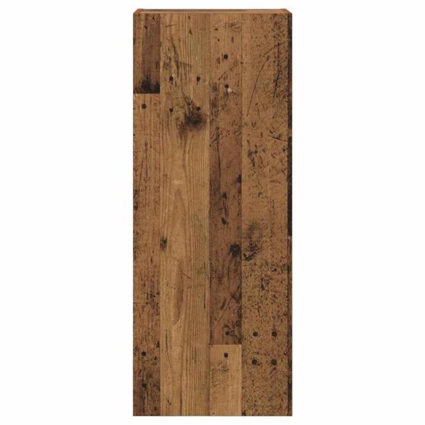 TV-Wandregal Altholz 40,5 x 30 x 102 cm Holzwerkstoff