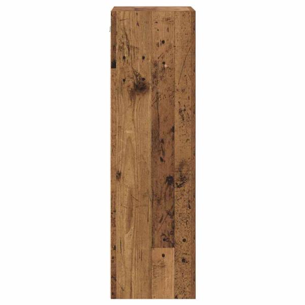 TV-Wandregal Altholz 40,5 x 30 x 102 cm Holzwerkstoff