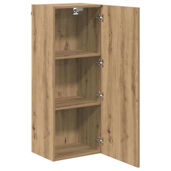 TV-Wandregal Artisan-Eiche 40,5 x 30 x 102 cm Holzwerkstoff