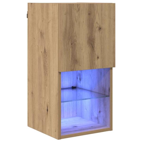 Wandmontierter TV Schrank Artisan-Eiche 30,5 x 30 x 60 cm