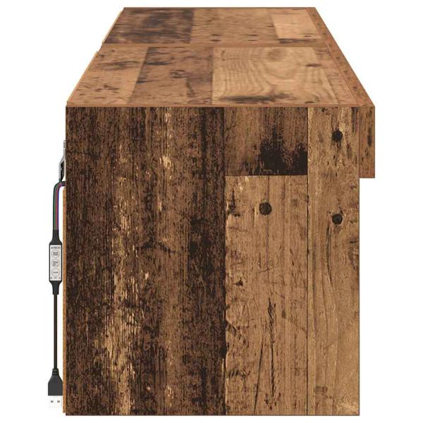 Fernsehtische 2 pcs Altholz 60 x 30 x 30 cm Holzwerkstoff