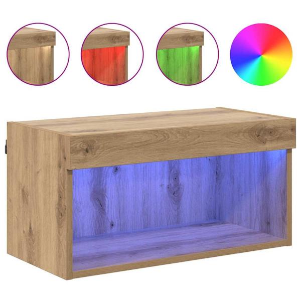 TV-Schränk Artisan-Eiche 60 x 30 x 30 cm Holzwerkstoff