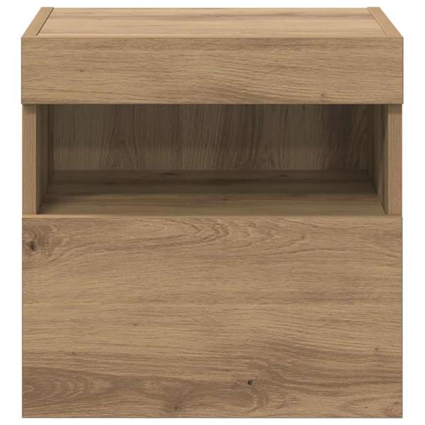 TV-Wandregal Artisan-Eiche 40 x 30 x 40 cm Holzwerkstoff