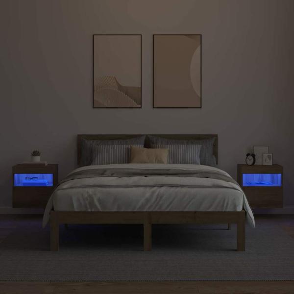 TV-Wandregale 2 pcs Artisan-Eiche 40 x 30 x 40 cm Holzwerkstoff